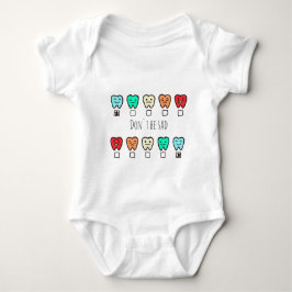 Body Para Bebé "My First Smile" Cute Tooth Baby Bodysuit - Funny 