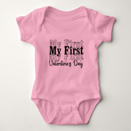 Body Para Bebé My First Valentine’s Day – Cute Baby, Newborns