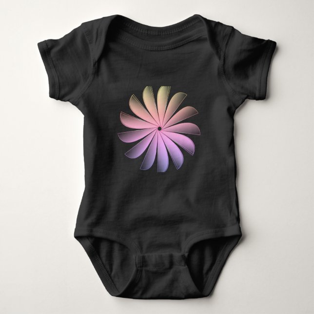 Body Para Bebé my flower Baby Bodysuit (Anverso)