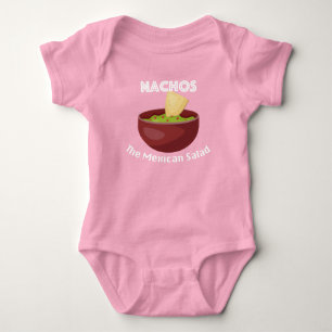 Body Para Bebé Nachos, La Ensalada Mexicana - Traje De Cebollos D