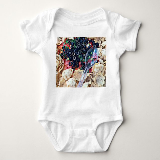 Body Para Bebé Nachos Nachos (Anverso)