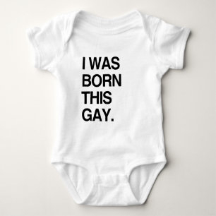 Body Para Bebé Nací así de gay