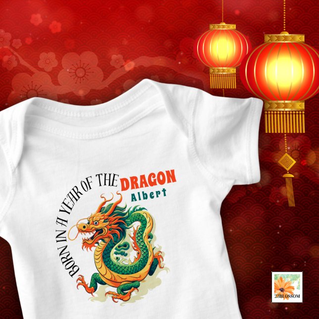 Body Para Bebé NACIDO Año del bebé Dragón (Subido por el creador)