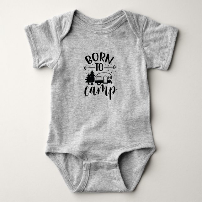 Body Para Bebé Nacido en el campamento (Anverso)