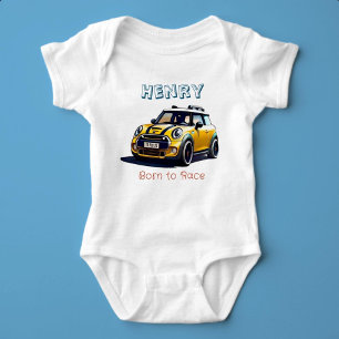 Body Para Bebé Nacido en nombre personalizado de raza