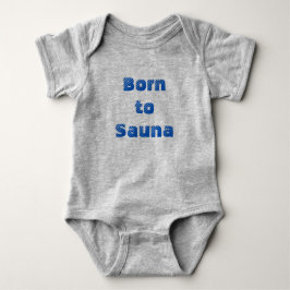 Body Para Bebé Nacido en Sauna Baby One-Piece (Gris)