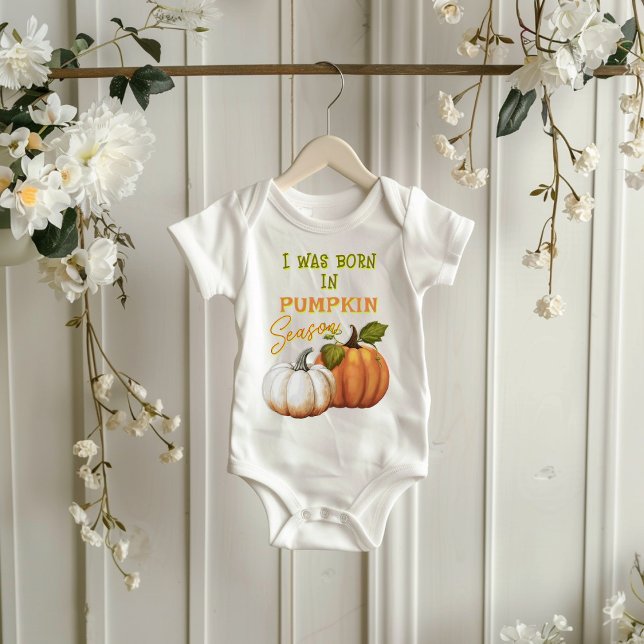 Body Para Bebé Nacido en temporada de calabaza (Subido por el creador)