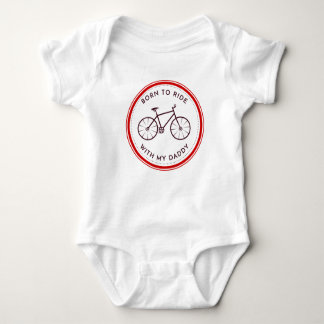 Body Para Bebé Nacido Para Montar En Bicicleta Con Mi Papi
