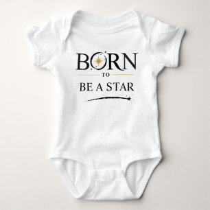 Body Para Bebé Nacido para ser una Estrella - Personalización