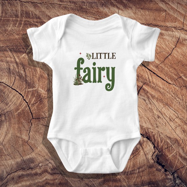 Body Para Bebé Nacimiento de un hato pequeño (Little Fairy - 1st birthday)