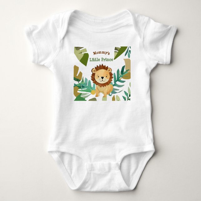 Body Para Bebé Nacimiento del León del Principito de la Pequeña J (Anverso)