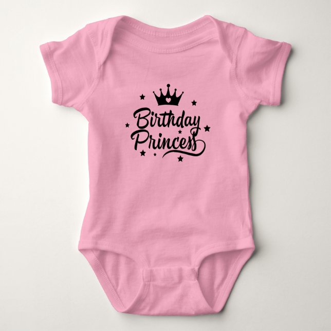 Body Para Bebé Nacimiento Princesa Baby Bodysuit (Anverso)