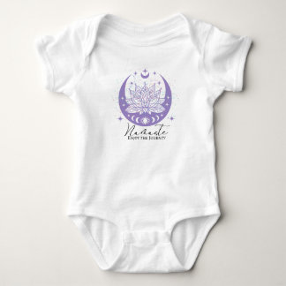 Body Para Bebé Namaste Zen Moon Cycle Lotus disfruta del viaje