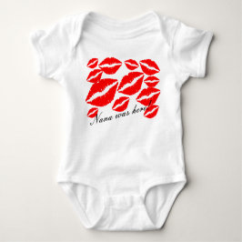 Body Para Bebé Nana estaba aquí para el traje de cuerpo