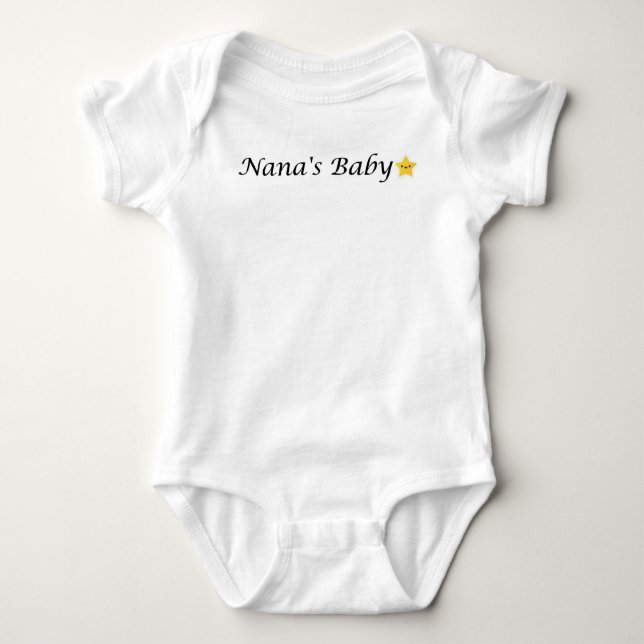 Body Para Bebé Nana's Baby - Baby Bodysuit (Anverso)