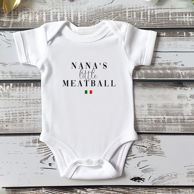 Body Para Bebé Nanas de carne | Dulce diversión italiana (Subido por el creador)