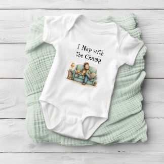Body Para Bebé Nap con el Día del Padre Campeón