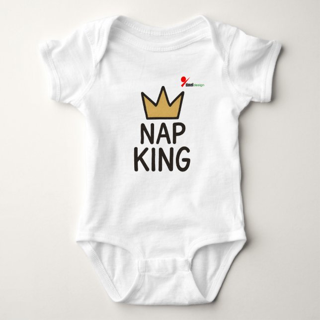 Body Para Bebé Nap King / Nap Queen (Anverso)