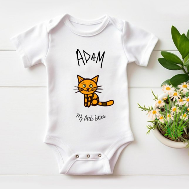 Body Para Bebé Naranja gato (Subido por el creador)