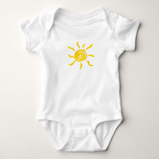 Body Para Bebé Naranja Sunshine Summersgarden y amarillo -