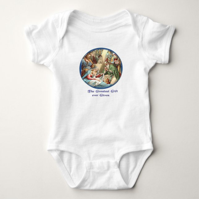 Body Para Bebé Natividad (Anverso)