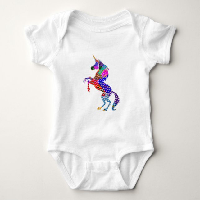 Body Para Bebé Naturaleza UNICORN y sueños (Anverso)