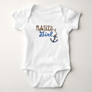 Body Para Bebé Nauti Chica Rope Knots y Anchor