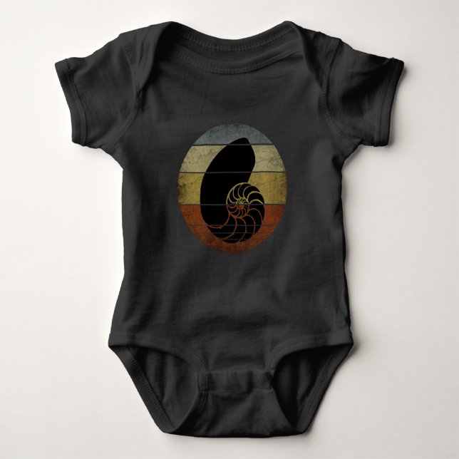 BODY PARA BEBÉ NAUTILUS RÚSTICO DE ÉPOCA (Anverso)