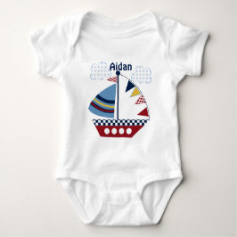 Body Para Bebé "Navegar fuera/Nautical/Boat/baby Shirt" personali