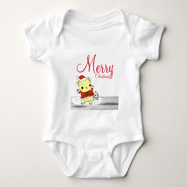 Body Para Bebé Navidad  (Anverso)