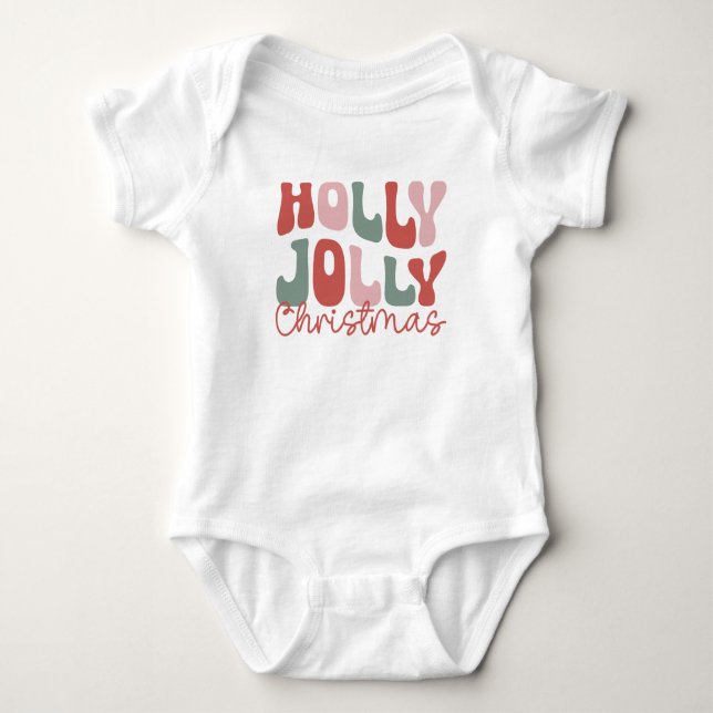 Body Para Bebé Navidad alegre y divertida (Anverso)