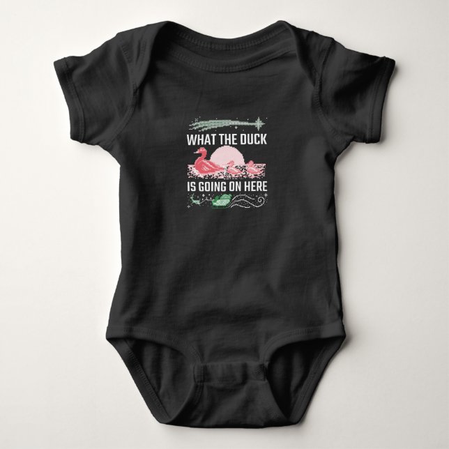 Body Para Bebé Navidad Fea - Qué Pato (Anverso)