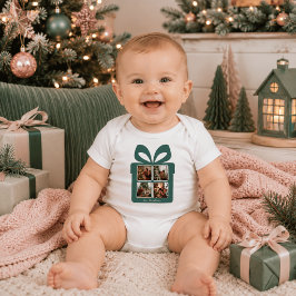 Body Para Bebé Navidad moderna personalizada | Mi primera Navidad