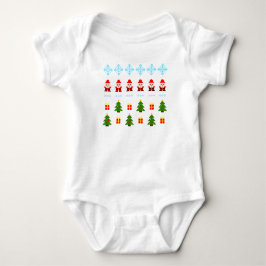 Body Para Bebé Navidad Pixel Art