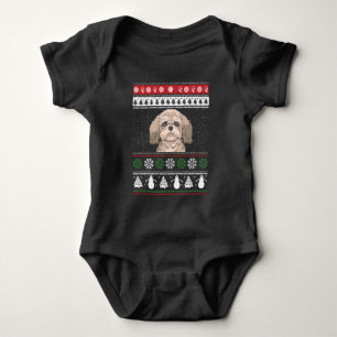 Body Para Bebé Navidad Shih Tzu