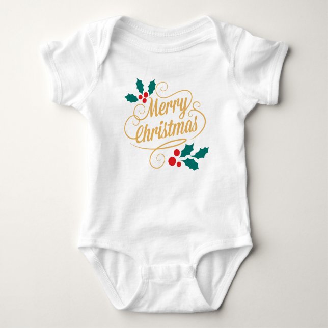 BODY PARA BEBÉ NAVIDADES (Anverso)