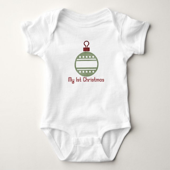 Body Para Bebé Navidades 1 : Ornament 1Navidades Creeper 2 (Anverso)