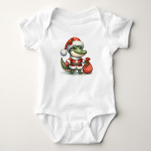 Body Para Bebé Navidades adorables cocodrilo