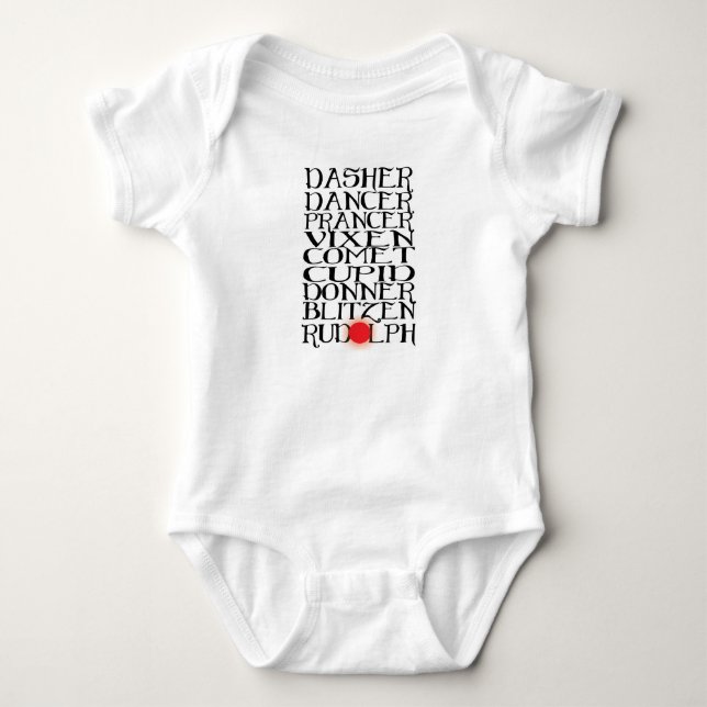 Body Para Bebé Navidades Baby Bodysuit (Anverso)