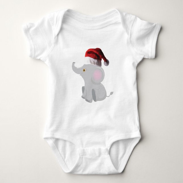Body Para Bebé Navidades Baby Elephant (Anverso)