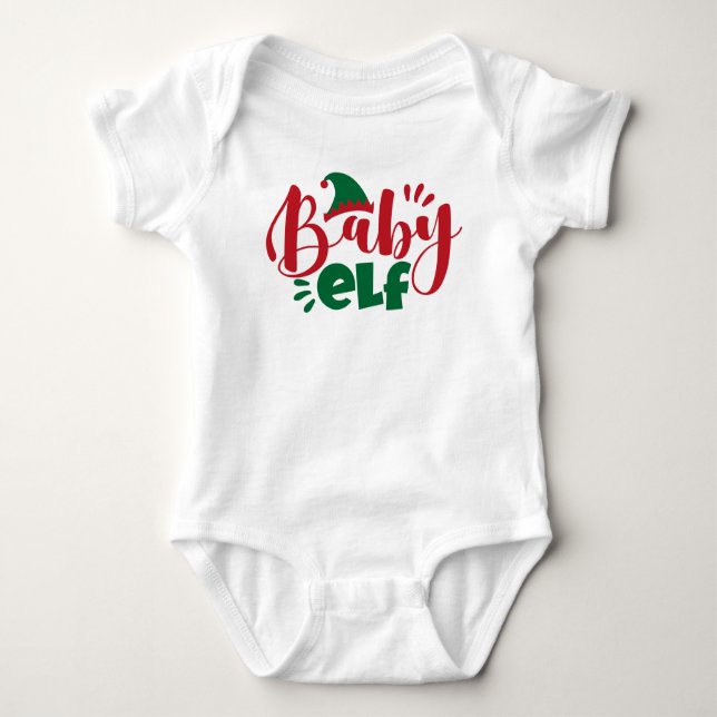 Body Para Bebé Navidades Baby Elf (Anverso)