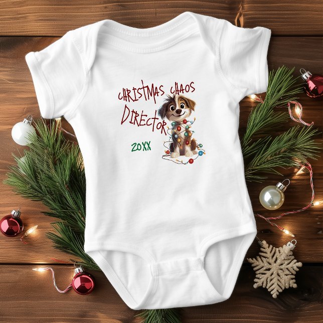 Body Para Bebé Navidades Chaos Director (Subido por el creador)