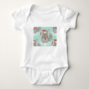 Body Para Bebé navidades chinchillas