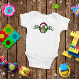 Body Para Bebé Navidades Chocolate Doodle Baby Bodysuit
