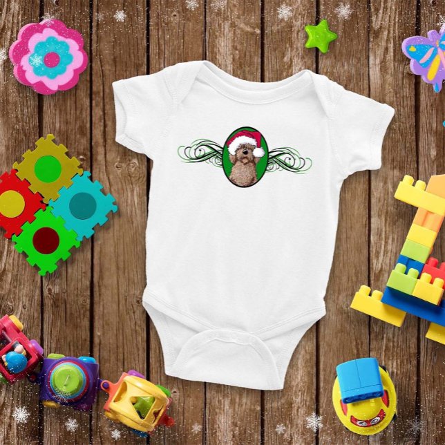 Body Para Bebé Navidades Chocolate Doodle Baby Bodysuit (Subido por el creador)
