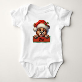 Body Para Bebé Navidades Cuidados Con Nombre Personalizado Baby B