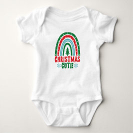 Body Para Bebé Navidades Cutie Baby Bodysuit Festial Arcoiris