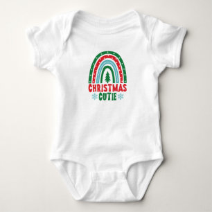 Body Para Bebé Navidades Cutie Baby Bodysuit Festial Arcoiris