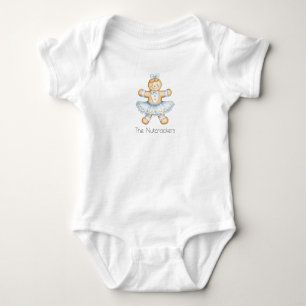 Body Para Bebé Navidades de acuarela Nutcracker Cookie