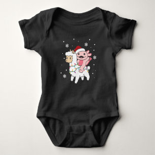 Body Para Bebé Navidades de Axolotl Llama Alpaca Animales de invi
